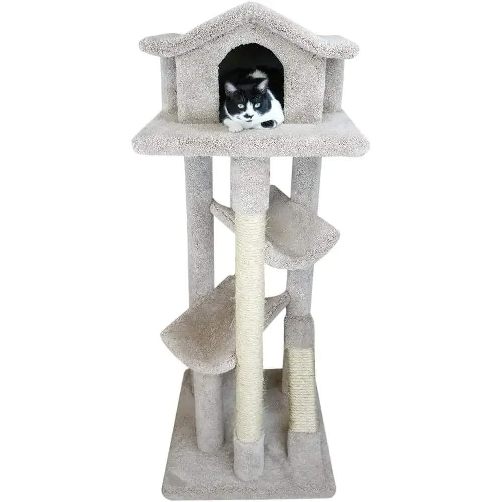 Cat Scratching Post - Большой кошачий комплекс с несколькими прочными