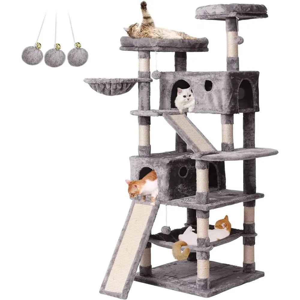 Cat Scratching Post - Многоуровневый кошачий комплекс 70.1 с когтеточкой,