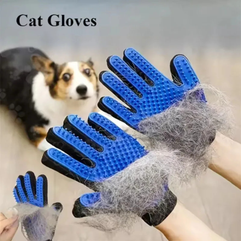 Pet Supplies Direct - Перчатка-щетка для удаления шерсти домашних животных,