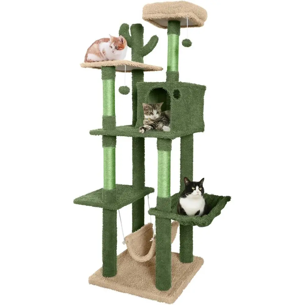 Многоуровневый 70-дюймовый игр – обзор и цена Cat Scratching Post