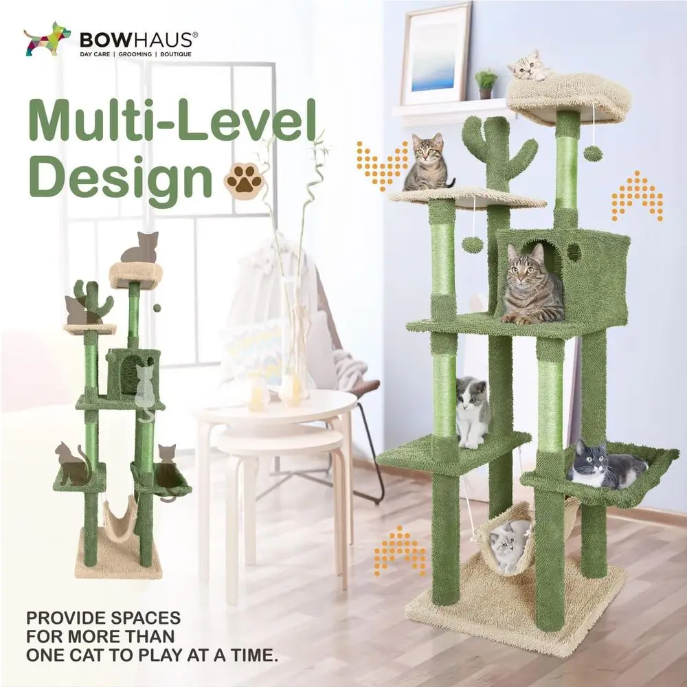 Многоуровневый 70-дюймовый игр – обзор и цена Cat Scratching Post