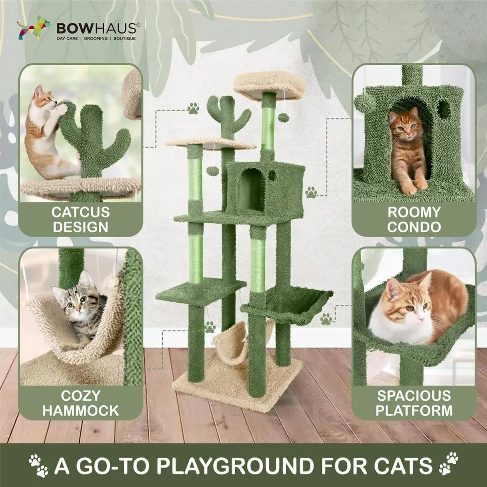 Многоуровневый 70-дюймовый игр – обзор и цена Cat Scratching Post
