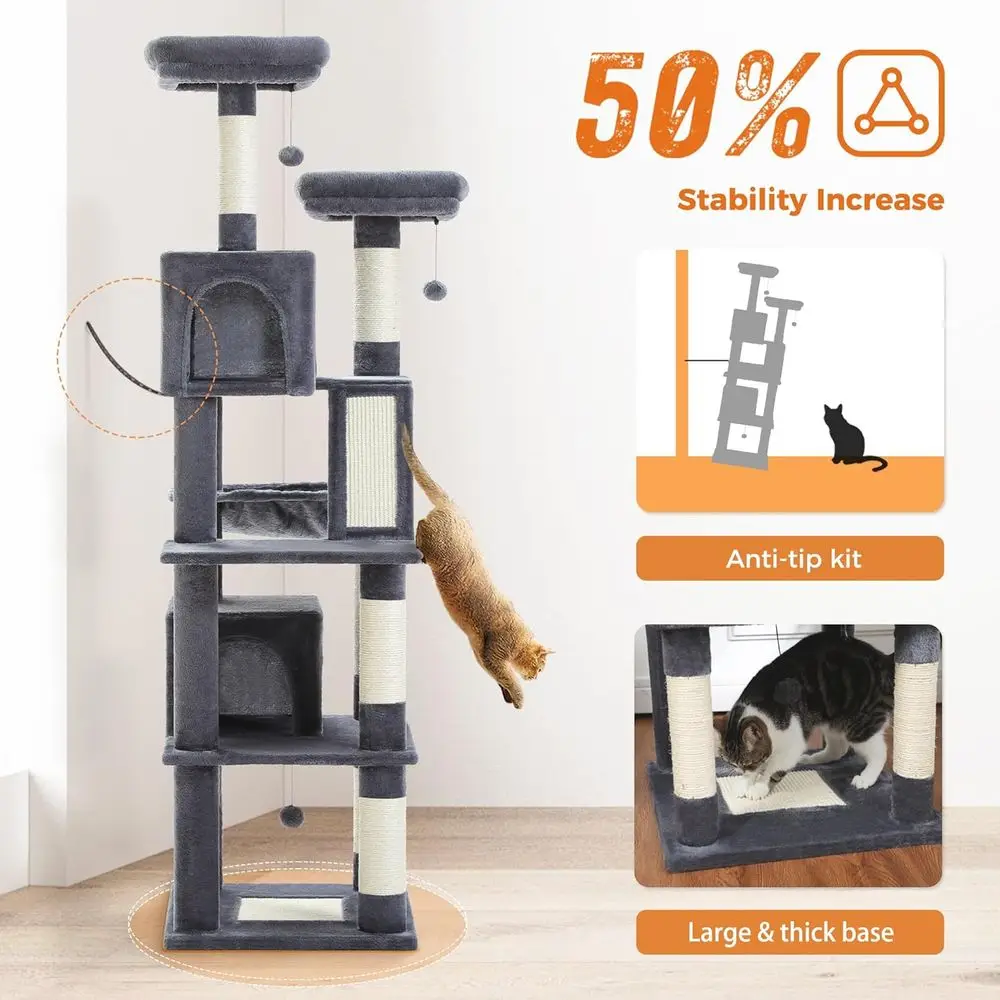 Высокий кошачий комплекс 70 дю – обзор и цена Cat Scratching Post