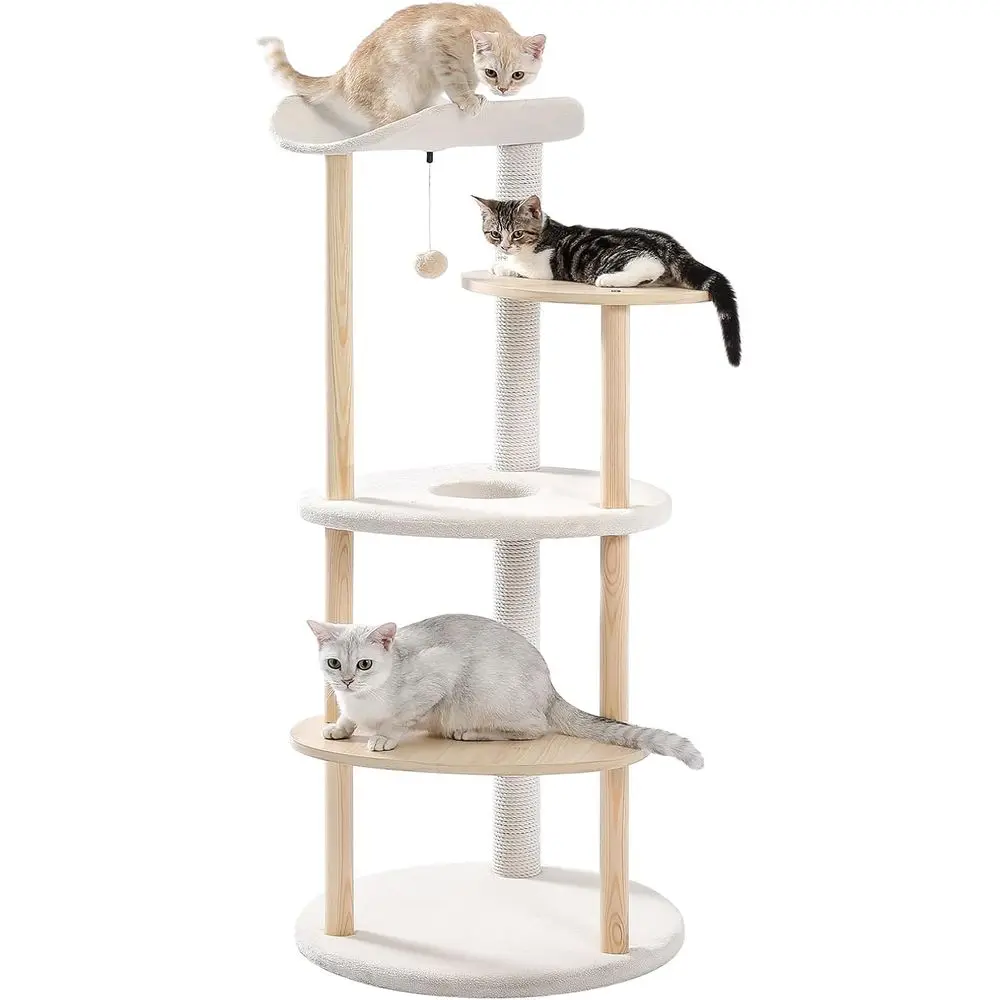 Пятиуровневая бежевая домашняя – обзор и цена Cat Scratching Post