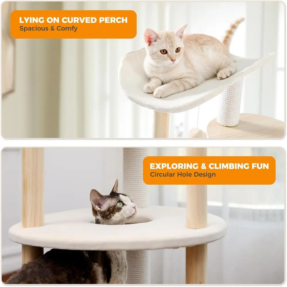 Пятиуровневая бежевая домашняя – обзор и цена Cat Scratching Post