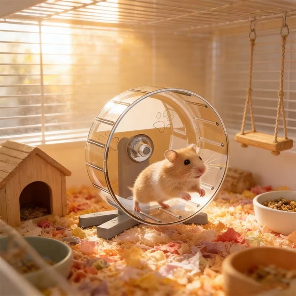 Бесшумное колесо для хомяков,  – обзор и цена Hamster Cage Wheel