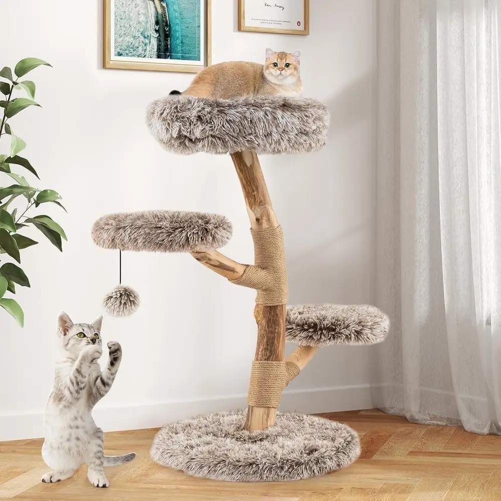 Многоуровневая деревянная лежа – обзор и цена Cat Scratching Post