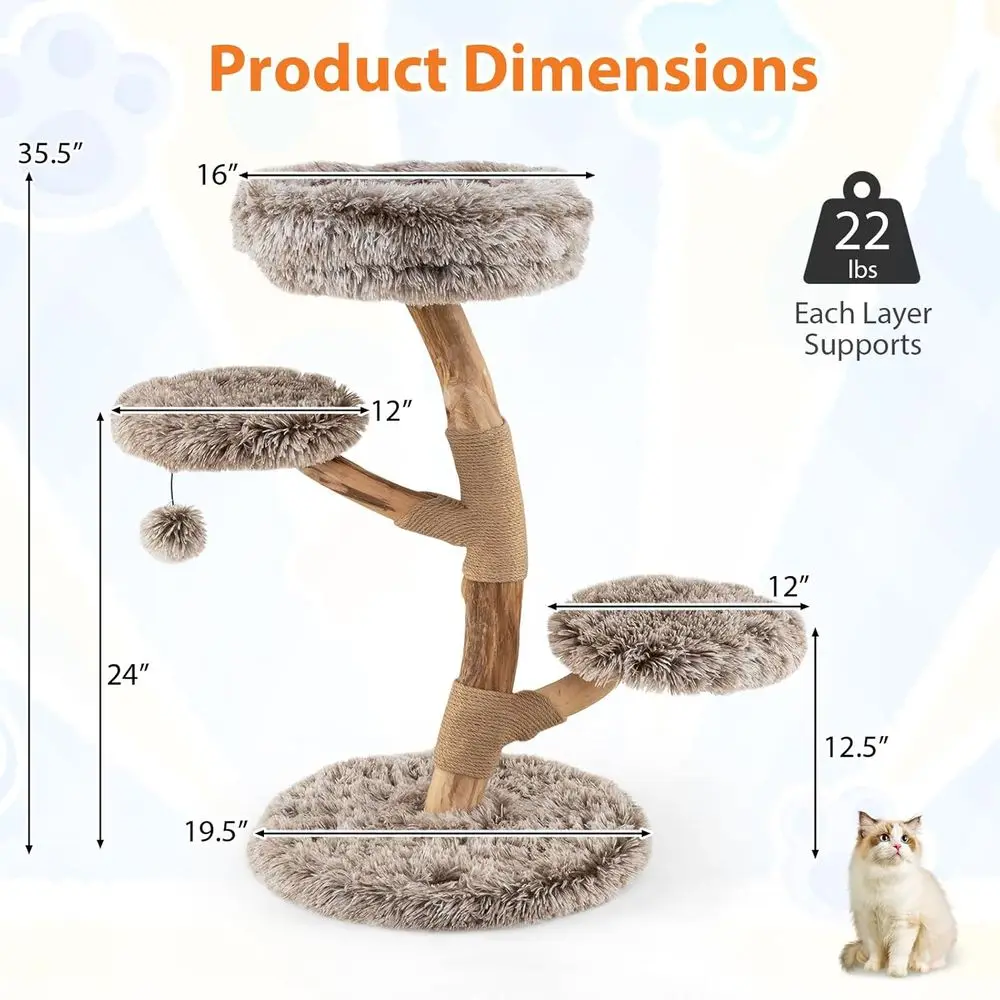Многоуровневая деревянная лежа – обзор и цена Cat Scratching Post