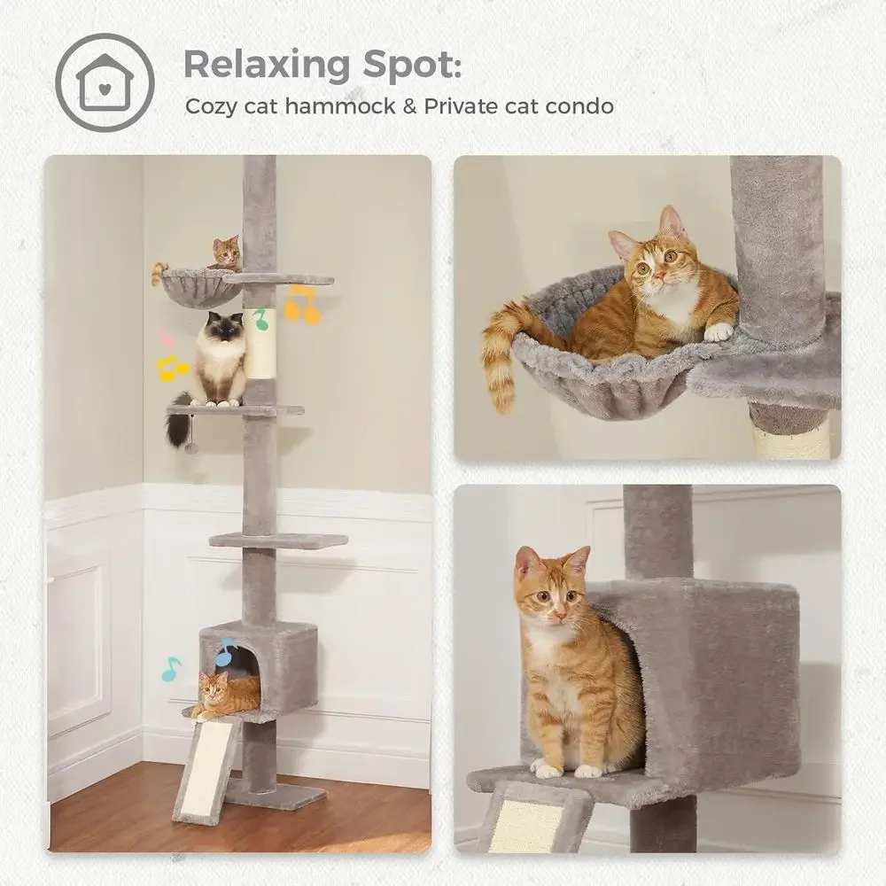 Регулируемый 5-уровневый кошач – обзор и цена Cat Scratching Post