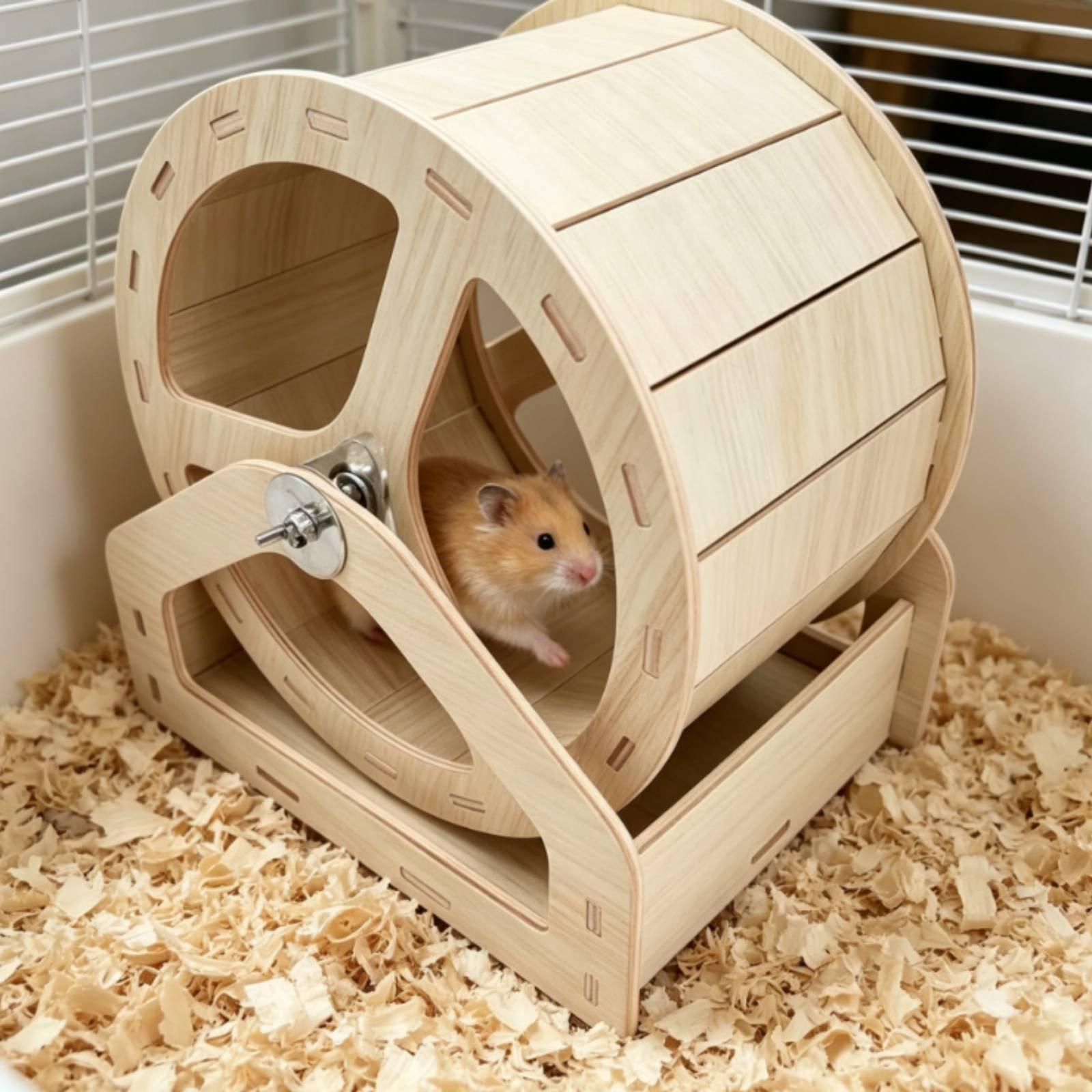 Колесо для хомяков из массива  – обзор и цена Hamster Cage Wheel