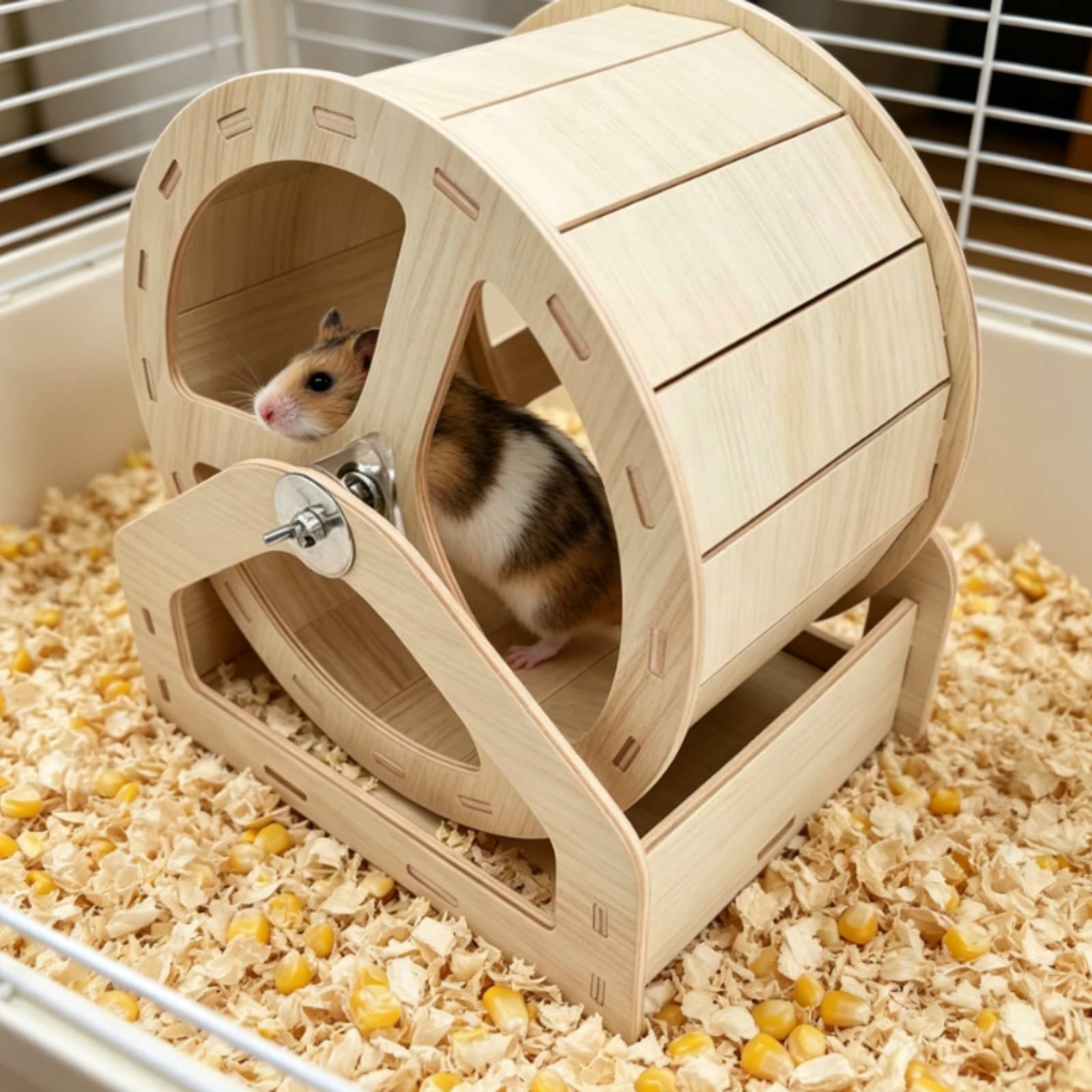 Колесо для хомяков из массива  – обзор и цена Hamster Cage Wheel
