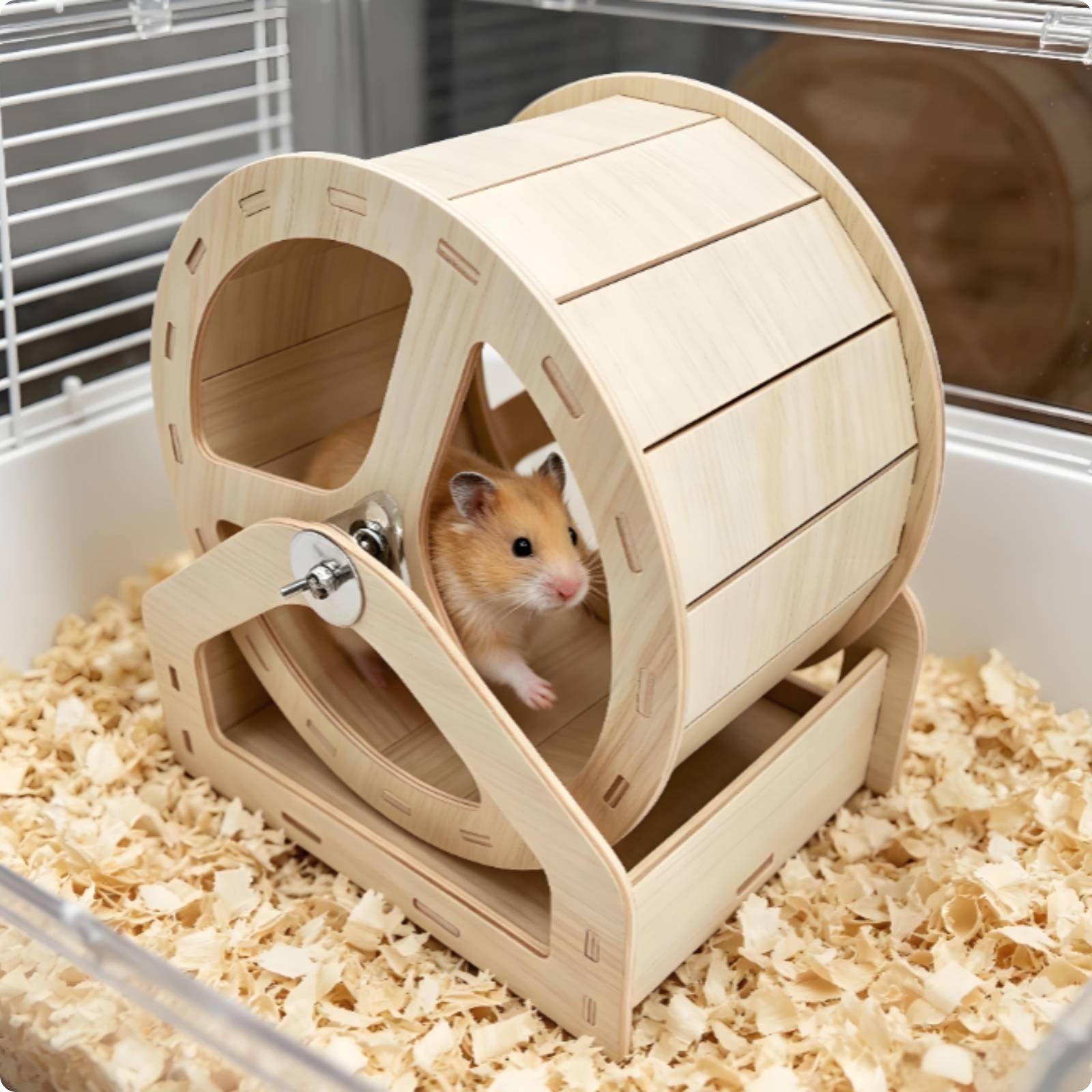 Колесо для хомяков из массива  – обзор и цена Hamster Cage Wheel