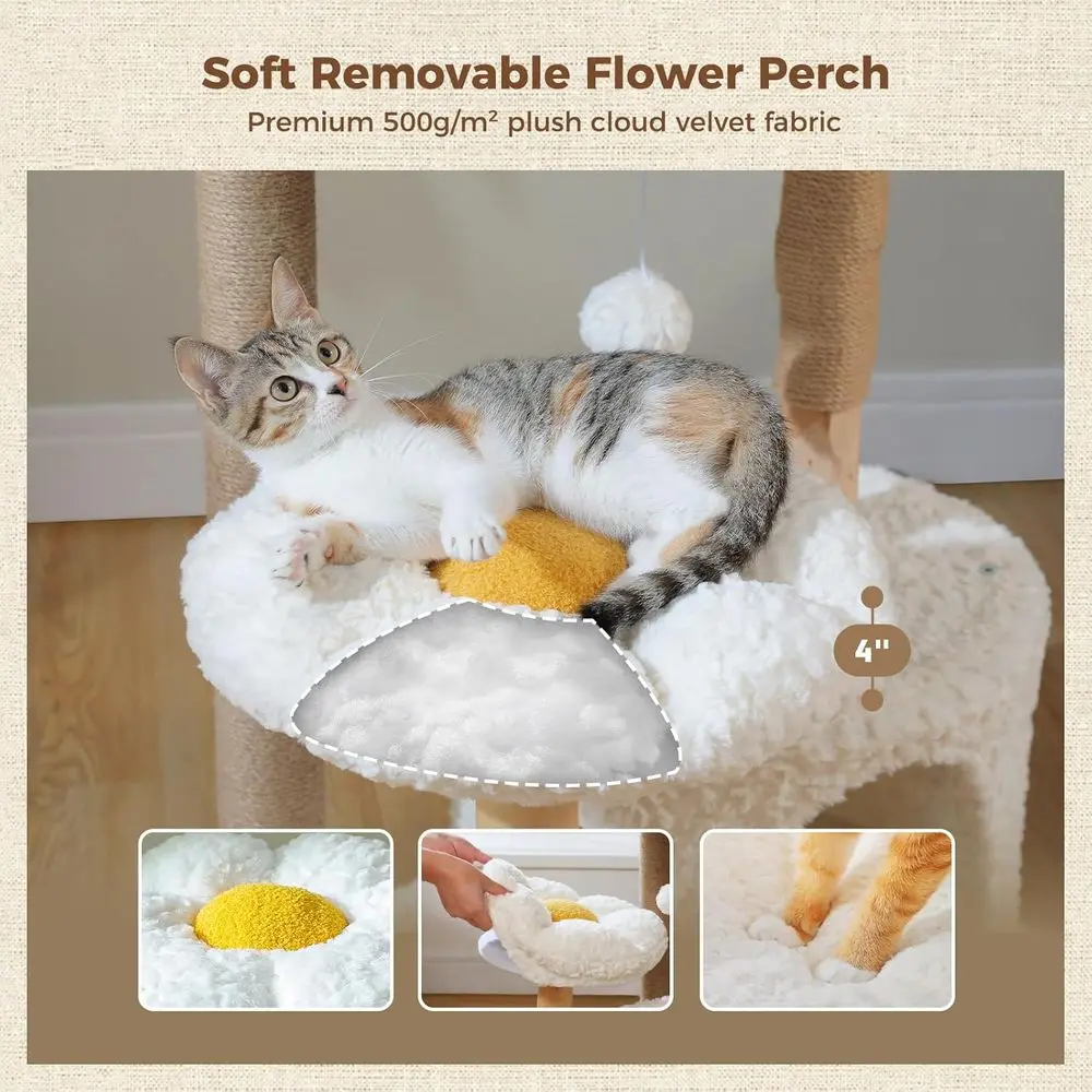 Кошачья лежанка-башня из масси – обзор и цена Cat Scratching Post