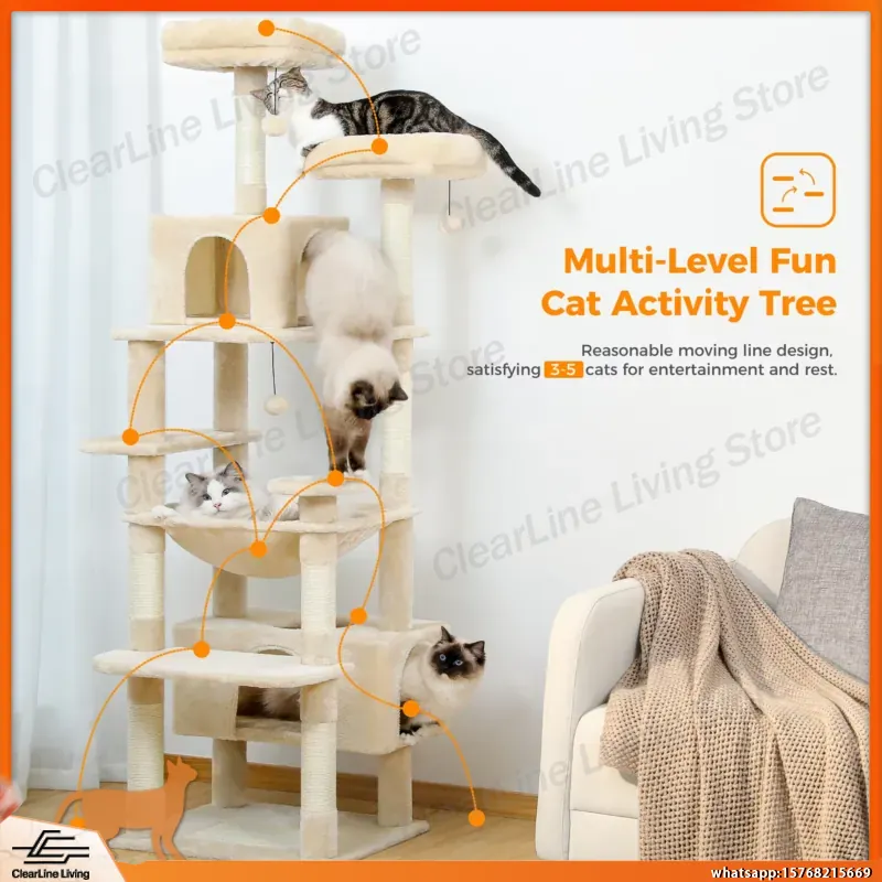 Большая многоуровневая лазалка – обзор и цена Cat Scratching Post